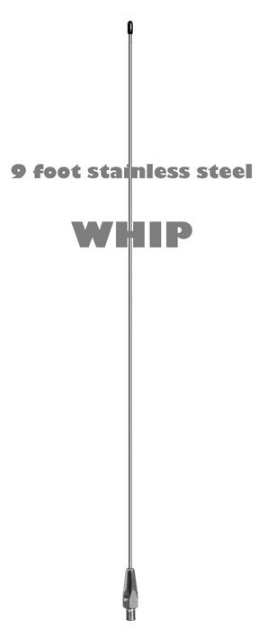 9 foor whip antenna